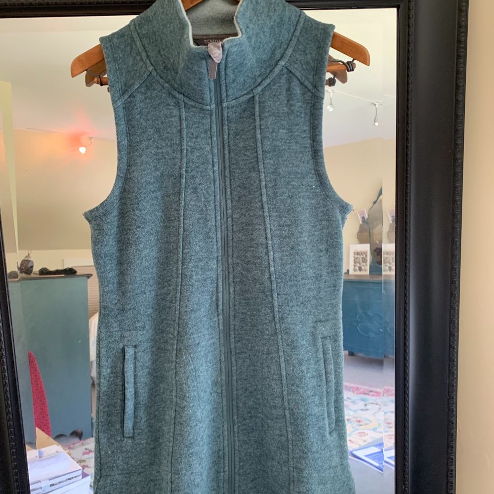 Cozy Sleeveless Full Zip Tunic